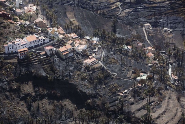 Incendio en la Gomera